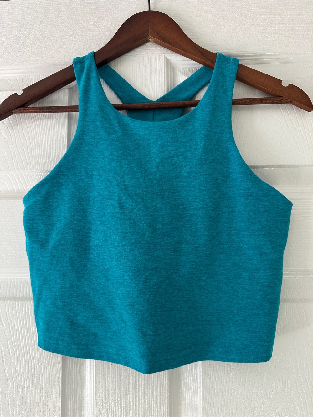 beyond yoga focus cropped tank